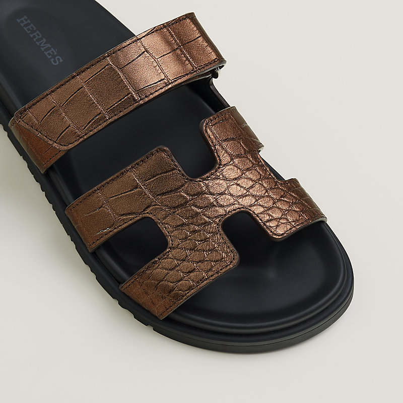 Chypre sandal - Grey | Hermès USA